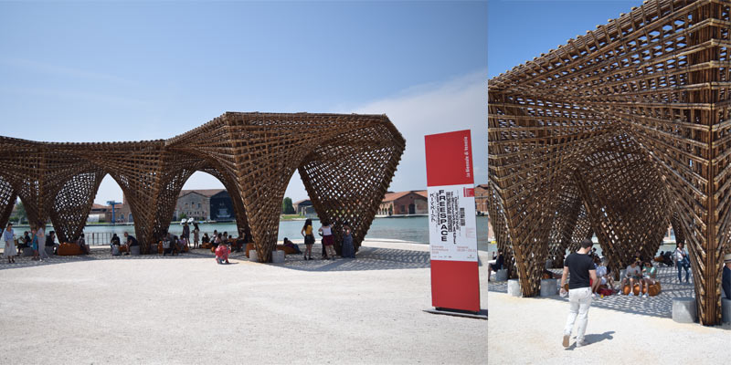 VTN Architects Bamboo Stalactite Venice Biennale